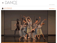 Tablet Screenshot of dancemagazine.com